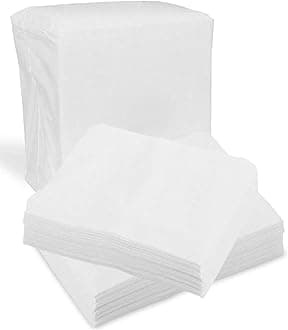 Disposable Dry Wipes, 100 Pack – Ultra Soft Non-Moistened Cleansing Cloths for Adults, Incontinence, Baby Care, Makeup Removal – 9.5 x 13.5 - Hospital Grade, Durable – by