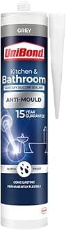 Unibond Kitchen & Bathroom Anti-Mould Cartridge Concrete Grey - 274g