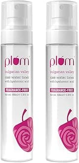 Bulgarian Valley Rose Water Toner For Face|With Hyaluronic Acid & Bulgarian Rose Extracts|Tightens Pores|Instantly Hydrates|Balances Ph Levels|Non-Drying|Soft Spray Format|All Skin Types|100 Ml