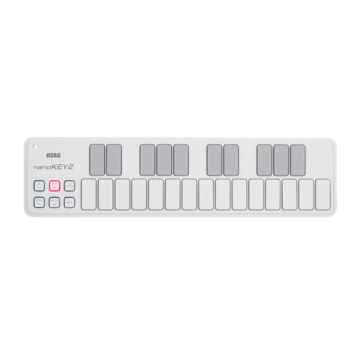 nanoKEY2 Slim-Line USB Keyboard, White