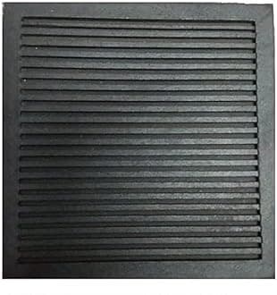Rubber Anti-Vibration Pads Reduce Noise and Protect Floors 6 inch x 6 inch x 1/2 inch Thickness, Furniture and Washing Machine Pads for Water Pump Base Pads 1pc (6X1/2 INCH 1PC)
