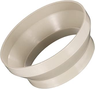 PATIKIL 8" to 6" Duct Reducer Connector, Heating Cooling Ventilation Tube Fire-Resistant Increaser Adapter Pipe Fitting for Vent System