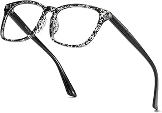 Unisex Stylish Square Non-Prescription Eyeglasses Clear Lens Glasses