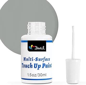 Grey Touch Up Paint - Multi Surface Touch Up Paint Pen, Scratch Repair for Wall, Door, Cabinets, Wood, Furniture, 1.5 Fl Oz(Semi Gloss, Light Grey)
