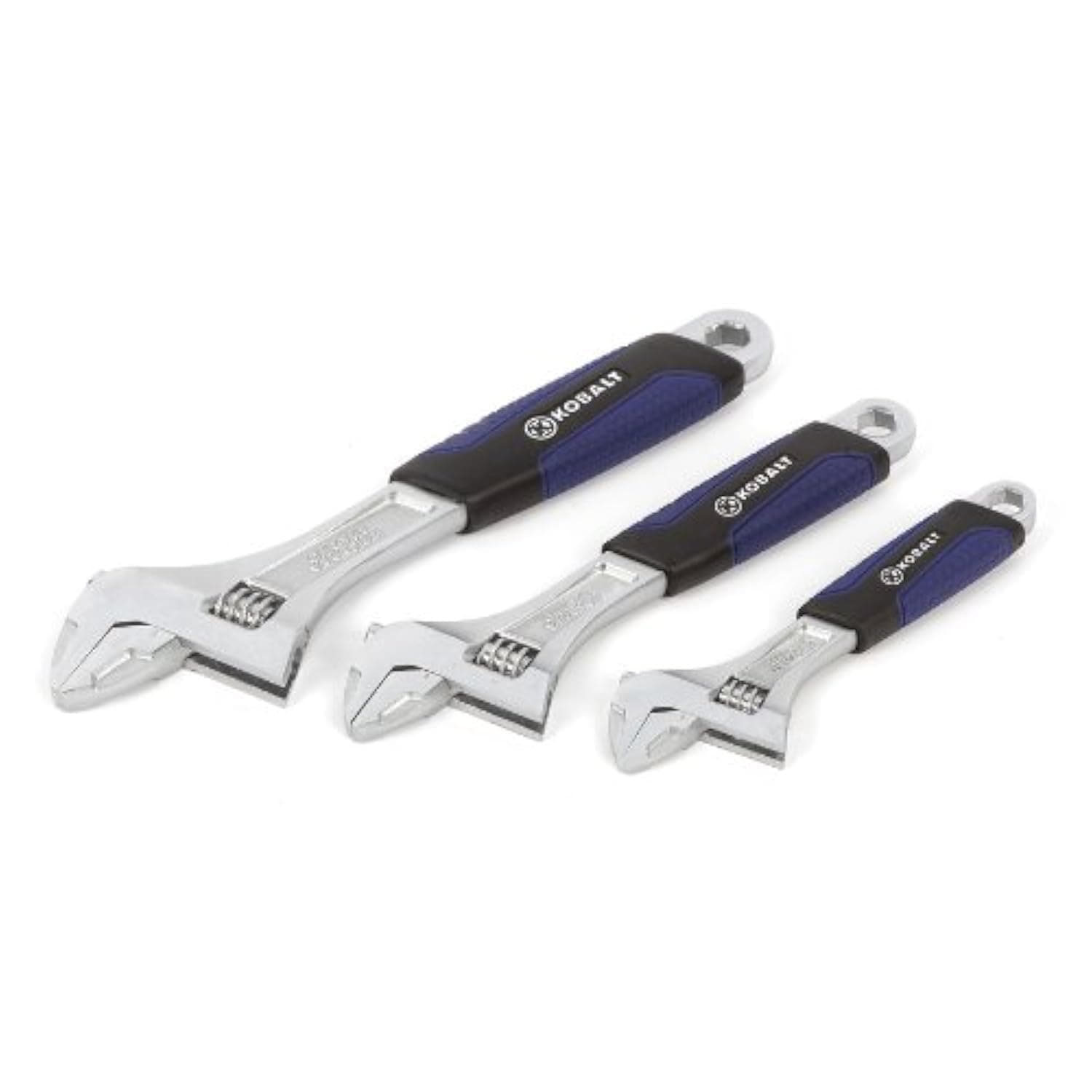 Kobalt 3-piece Adjustable Wrench Set
