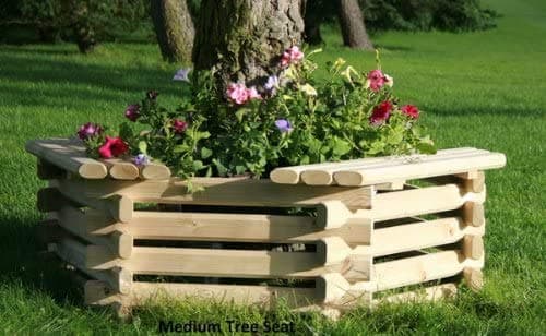 MEDIUM TREE SEAT AND PLANTER