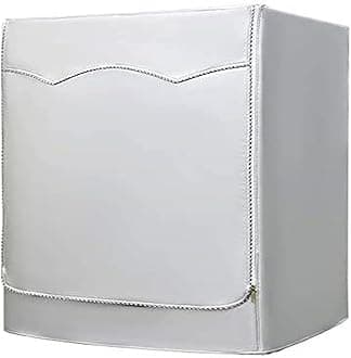 Covolo Washer/Dryer Cover,Washine Machine Cover for Waterproof and dustproof thickening Front-Loading Machine (silver)