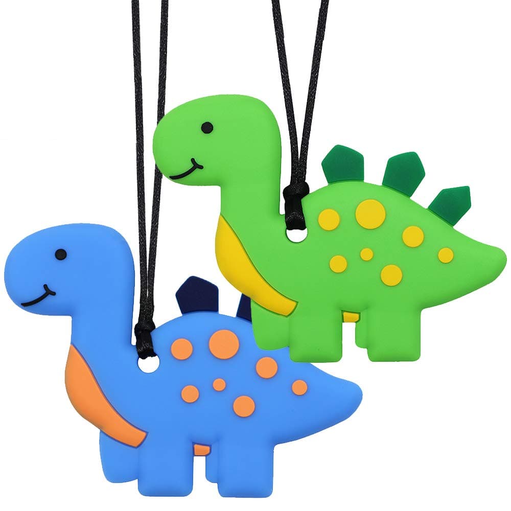 2 Pack Dinosaur Necklace