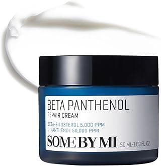 SOME BY MI Beta-Panthenol Repair Cream - 1.69Oz, 50ml - Rebuilding Skin Barrier with Beta-Sitosterol and Panthenol - Daily Moisturizer with Skin Hydrating and Skin Redness Care - Korean Skin Care