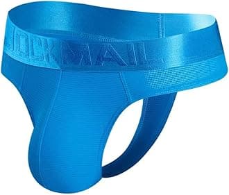 JOCKMAIL Jockstrap Athletic Supporters Bikini Underwear for Men Jock Strap Male Underwear for Gym Sport