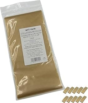 The Sausage Maker® 90mm Clear Collagen Casings For Sausage Making - 10 Pack, Non-Edible Casing For Cooked, Semi-Dry, Dried Sausage, 3 1/2" Diameter 24” Long, Stuff 5.5 Lbs Meat Per Case