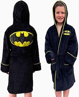 DC Comics Boys Batman Dressing Gown | Kids Bathrobe