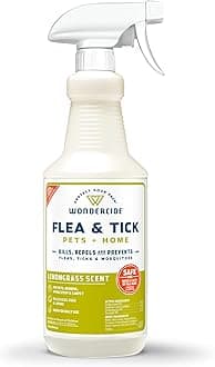 Natural & Organic Flea, Tick & Mosquito Control Spray for Pets + Home | **32 oz Cedar + Lemongrass Scent** | Kills...