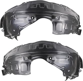 TRQ Inner Fender Liner Set Compatible with 2007-2009 Mazda CX-9 MA1248130 MA1249130