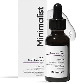 Minimalist Hair Density Serum 18% | With Procapil, Capixyl, Redensyl, Anagain & Baicapil For Hair Fall Control | Women & Men | 30 ml | 18%