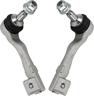 TRQ Front Outer Tie Rod Set 2 Piece Compatible with 2018-2023 BMW X3 19-23 X4