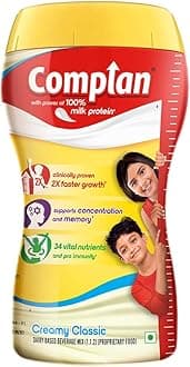 Nutrition Drink Powder for Children, Creamy Classic Flavour, 500 g Jar | Nutrition drink for kids with protein & 34 vital nutrients