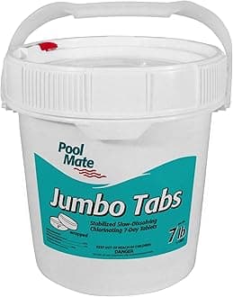 Pool Mate 1-1425 Jumbo 3-Inch Swimming Pool Chlorine Tablets