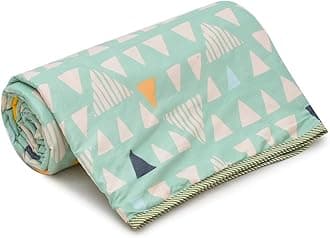 COZY FURNISH Super Soft Brushed Microfiber Cotton 3 Layer Breathable Single Dohar Lightweight Warm Bed Dohar 57X87(Inches) 144X220(CM) Flannel Dohar Throws for Bed, Green| TC - 144