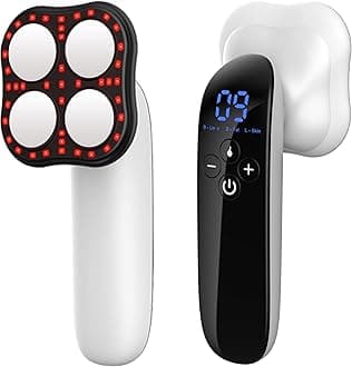 CXGRISE 2023 Upgraded Body Massager Skin Tightening Machine for Belly Thigh Hip Leg (Light White)…