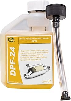 HYDRA DPF-24 DPF Cleaner - 250ml treats up to 60L. DPF Filter Cleaning Diesel Particulate Filter Cleaner with DPF Cleaner Fluid for Reduced DPF Cleaner Cost Easy To Use Fuel Additive.