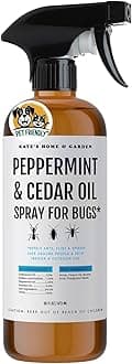 Kate's Home & Garden Peppermint Oil Spray for Bugs, Ants, Insects, Spiders, Roaches, Stink Bug. Pesticide and Insecticide Indoor Repellent Pest Control with Cedar Oil (16oz, Natural, Non Toxic)