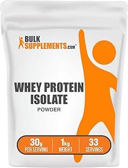 BulkSupplements CLEAN Whey Protein Powder Isolate 90%