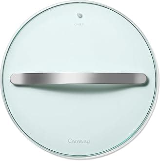 Caraway 12" Glass Lid for Pots and Pans - Made With Tempered Glass - Sized to Fit Caraway Ceramic-Coated & Stainless Steel Cookware