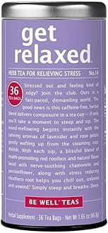 The Republic of Tea - Get Relaxed No.14 Tea for Relieving Stress Tea, 36-Count
