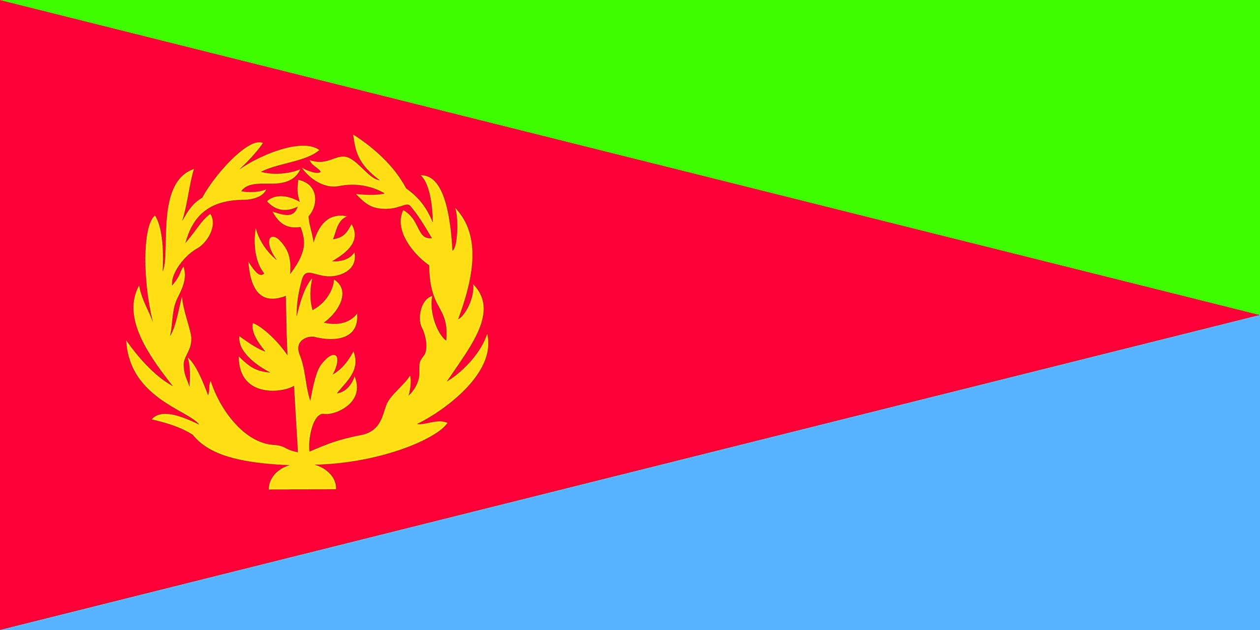 5ft x 3ft Eritrea Eritrean Material Flag