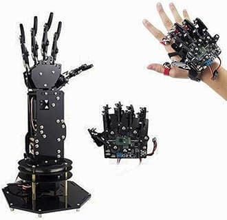 Robot Hand Model Kit To Build Robotic Arm With Fingers Handle Pc Software For Stem Education Kids Adults, Right