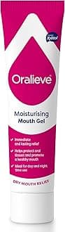 Moisturising Dry Mouth Relief Gel (1 x 50ml), Dry Mouth Relief for Sore, Sensitive Mouths. Hydrating Oralieve Dry Mouth Gel with Xylitol to Protect Teeth - Genuine Oralieve Dry Mouth Gel