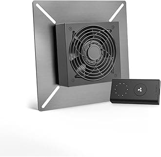 AC InfinityAIRTITAN S3, Ventilation Fan 6" with Speed Controller, IP-55 Rated for Crawl Space, Basement, Garage, Attic, Shed, Hydroponics, Grow Tents