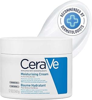 Moisturizing Cream For Dry To Very Dry Skin (340gm) - Formulated with 3 Essential Ceramides And Hyaluronic Acid | Non-Comedogenic Moisturizer For Face and Body
