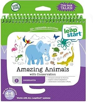 Leapfrog Leap Start Reception Activity Book - Amazing Animals and Conservation, Multi Color