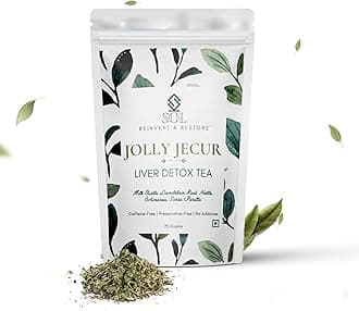 SOL Liver Detox Tea With Dandelion Root, Milk Thistle & Nettle | For Fatty Liver | Cleanses Liver & Enhances Kidney Function | 75 Grams Loose Leaf