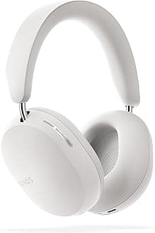 Ace - White - Wireless Over Ear Headphones with Noise Cancellation