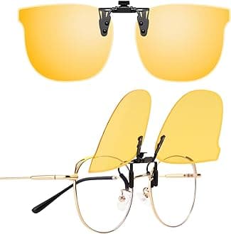 LUFF Clip On Sunglasses Polarized Cat-Eye for Men & Women, UV400 Protection, HD Anti-Glare | Safe Driving, Cycling & Outdoor