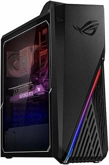 ASUS ROG Strix GT15 Gaming Desktop PC, Intel Core i7-12700F, GeForce RTX 3060, 16GB DDR4 RAM, 512GB SSD, Windows 11 Home, G15CF-BS764, Black