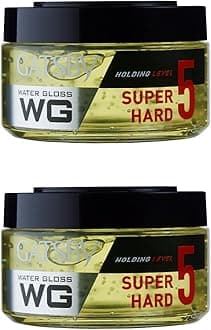 Gatsby Japan Water Gloss - Super Hard, 150g (Pack of 2) | Hair Styling Gel for Men