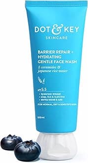 Barrier Repair Hydrating Gentle Face Wash With Probiotic, Hyaluronic, pH 5.5,Sulphate Free, 100ml