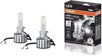 LEDriving HL BRIGHT H1 High & low beam headlight LED retrofit lamps replace standard halogen lamps, up to 300% more brightness, up to 5x more lifetime, 12V 6000K Off-road (2 lamps)