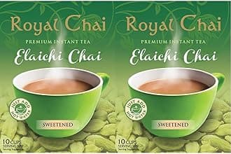 Royal Chai Elaichi Premium Instant Indian Tea Sweetened (Pack of 2)