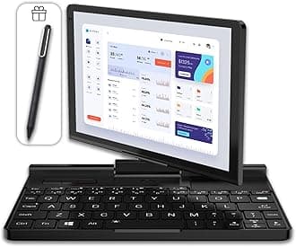 GPD Pocket 3 Mini Laptop with Included Stylus, Gold 7505 CPU, 16GB LPDDR4x RAM, 512GB NVMe SSD, 1920x1200p Touch Screen; Windows 11, Wi-Fi 6E, Bluetooth 5.3, Modular Handheld PC