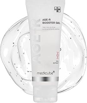 Medicube Age-R Booster Gel Serum for Skin Care Devices - Moisturizing and Nourishing Facial Serum with Plant Stem Cell Extract, Hyaluronic Acid, Collagen - Hypoallergenic Korean Skin Care