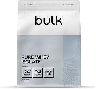 Bulk Pure Whey Isolate 90 | Chocolate Cookies | 25g Protein per Serving | Ultra-Filtered Whey Isolate | Low Sugar | Low Fat | Fast Absorption | Supports Muscle Maintenance | 500g | High Protein Shake