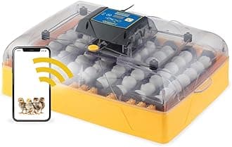 Brinsea Ovation 56 EX Connect App Controlled Egg Incubator with Automatic Egg Turning and Humidity Control for Hatching 56 Chicken, Duck, Other Eggs, Precision App-Driven Digital Controls and Alarms