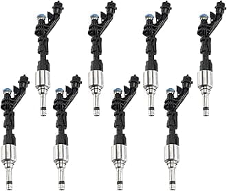 For Land Rover LR4 Jaguar XF V8 V6 5.0 Set of 8 Fuel Injectors replace#0261500298 8W939F593BC 0261500159