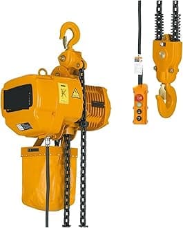 AmNooL Power Electric Hoists 1 2 3 Ton Single Double Phase Air Lifting Electric Trolley Vital Chain Hoist Crane