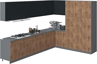 Kitchen Timeless Collection Natural Teak & Black Color Base Size 12Ft Wide